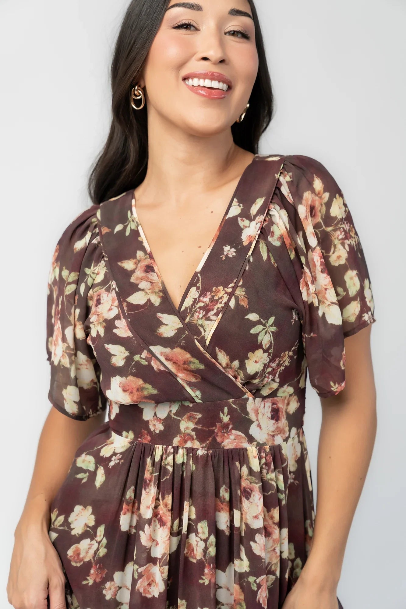 Katherine Maxi Dress | Vintage Clove Floral Secondary image