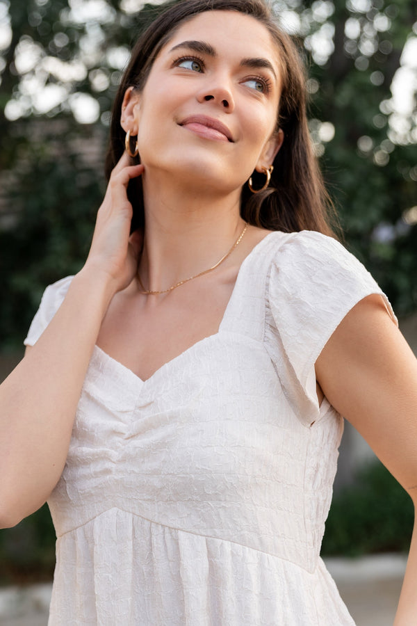 Kesler Midi Dress | Cream