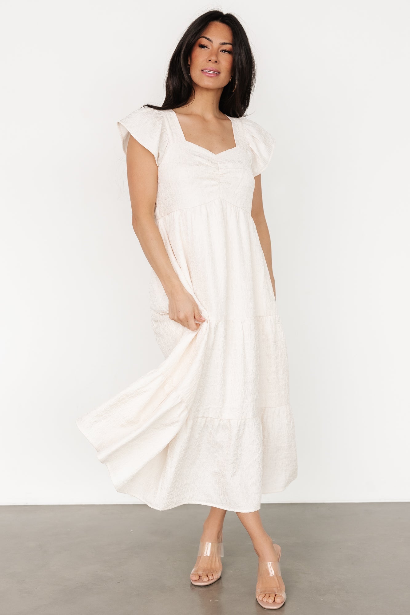 Kesler Midi Dress | Cream Secondary image