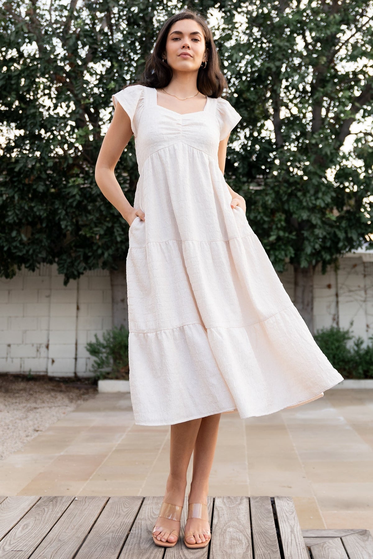 Kesler Midi Dress | Cream Main image