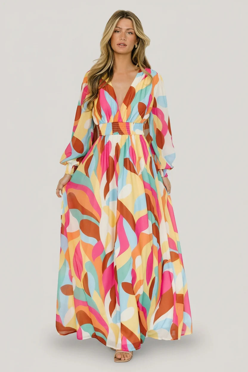 Lawson Maxi Dress | Multi Print Main image