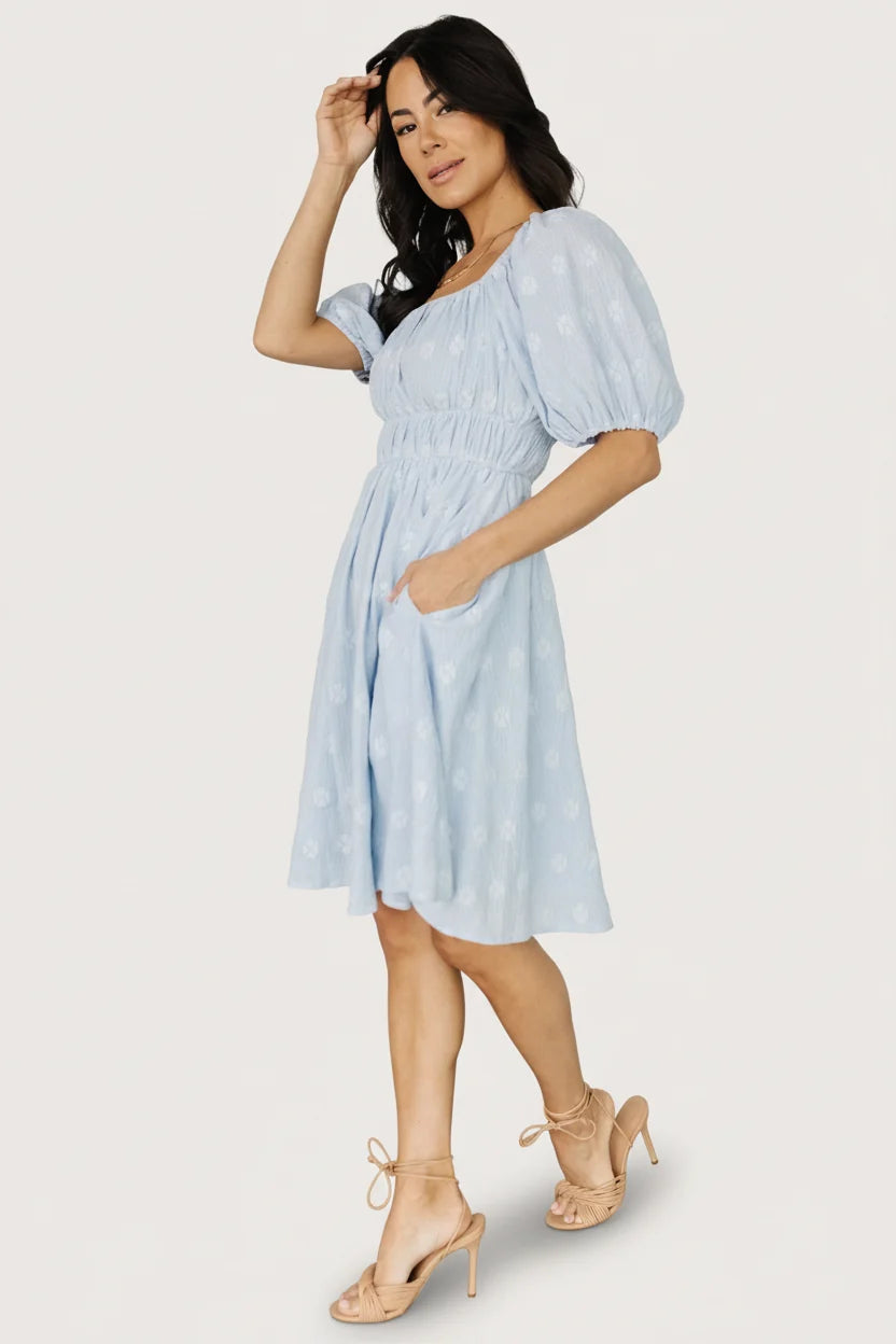 Lexington Short Dress | Blue Secondary image