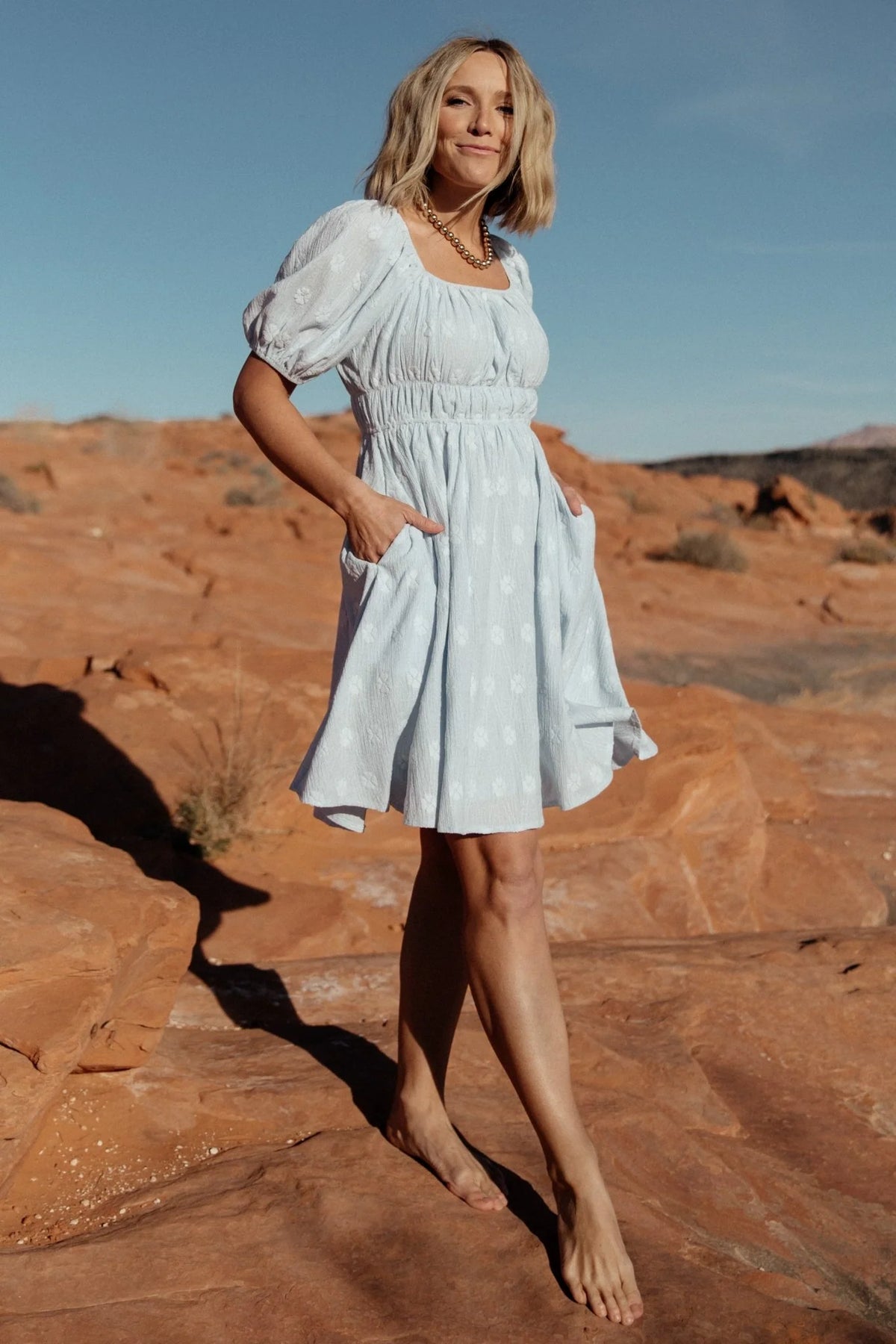 Lexington Short Dress | Blue Main image