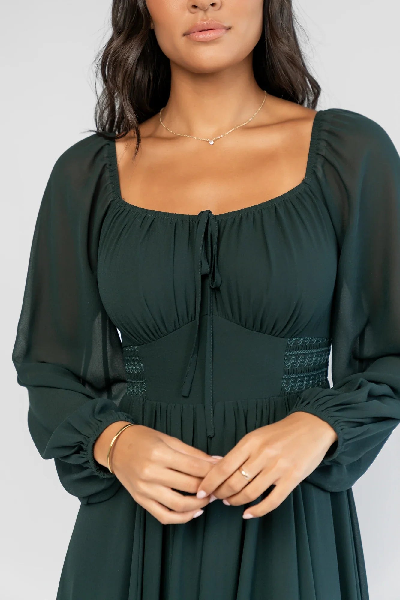Maddalena Maxi Dress | Dark Green Secondary image
