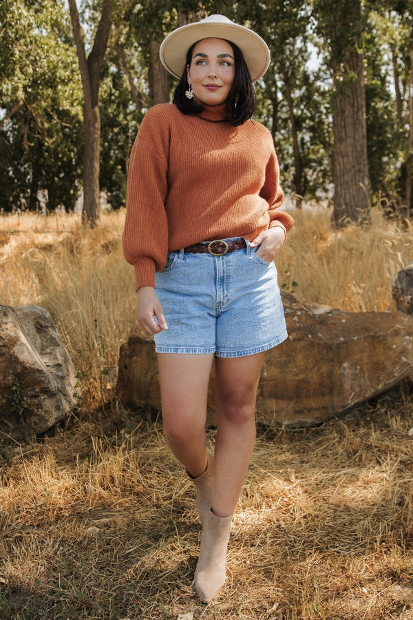 Malcolm Turtleneck Sweater | Spice