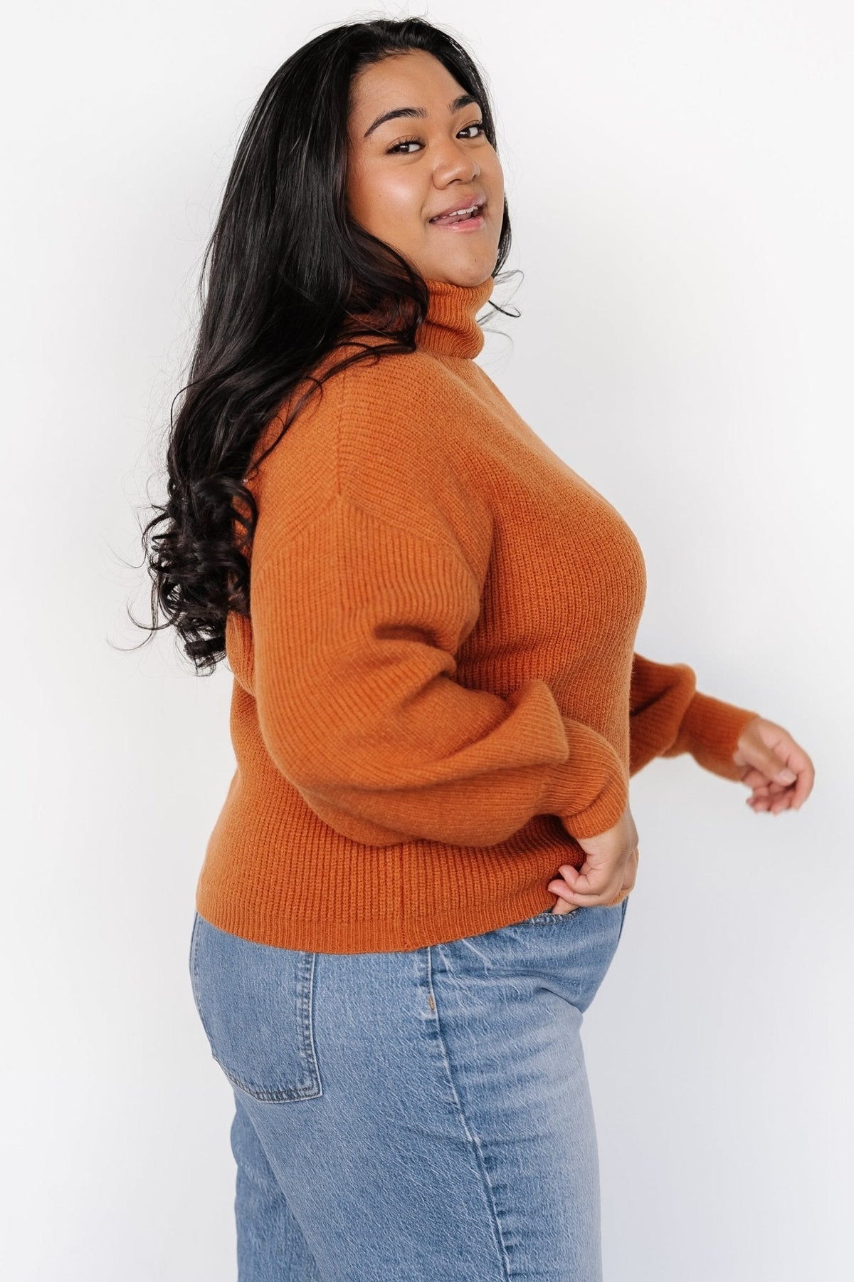 Malcolm Turtleneck Sweater | Spice