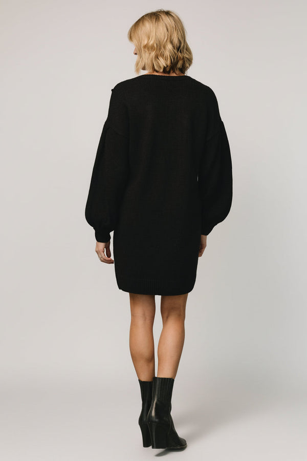 Margaux Sweater Dress | Black