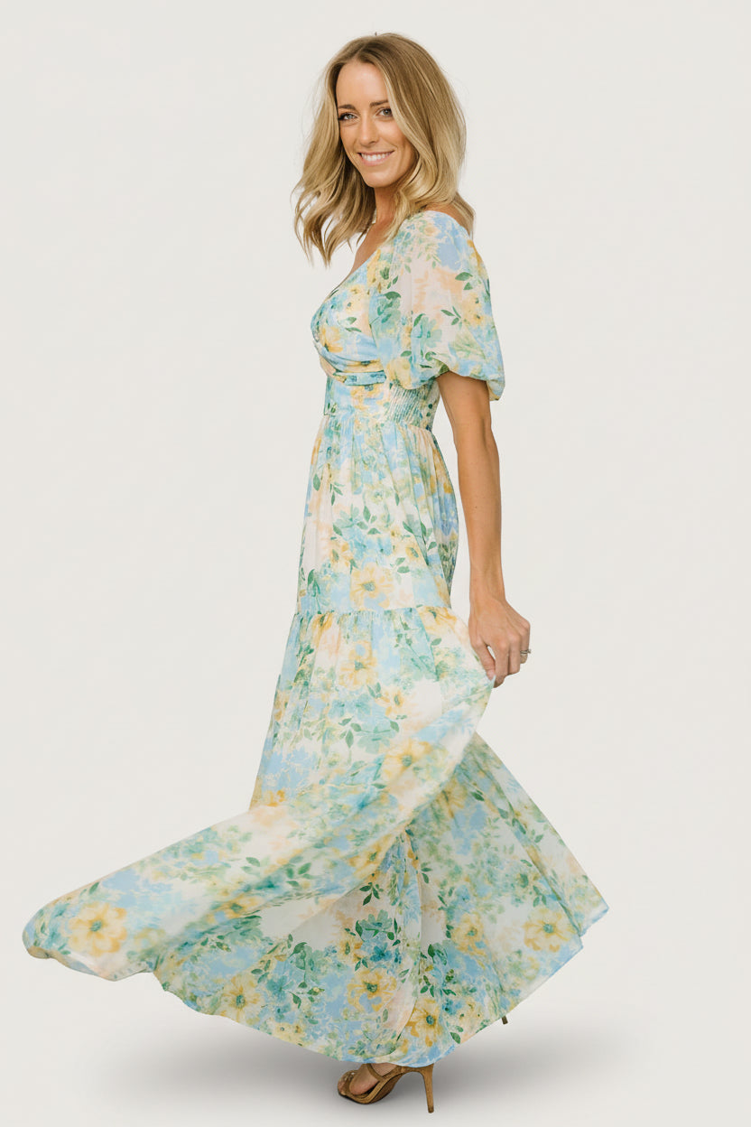 Maya Maxi Dress | Garden Multi