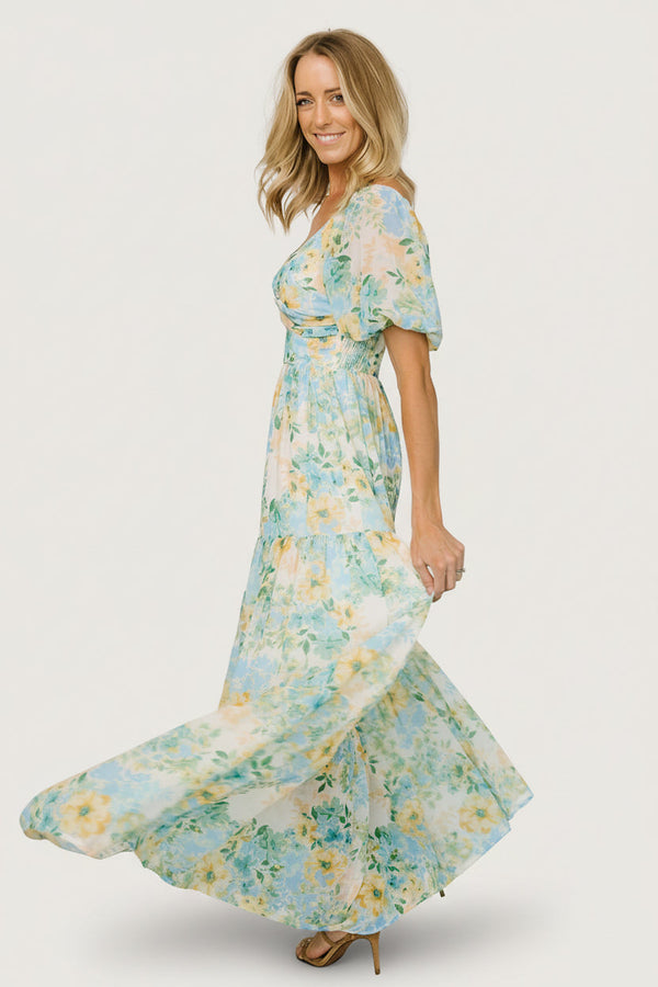 Maya Maxi Dress | Garden Multi