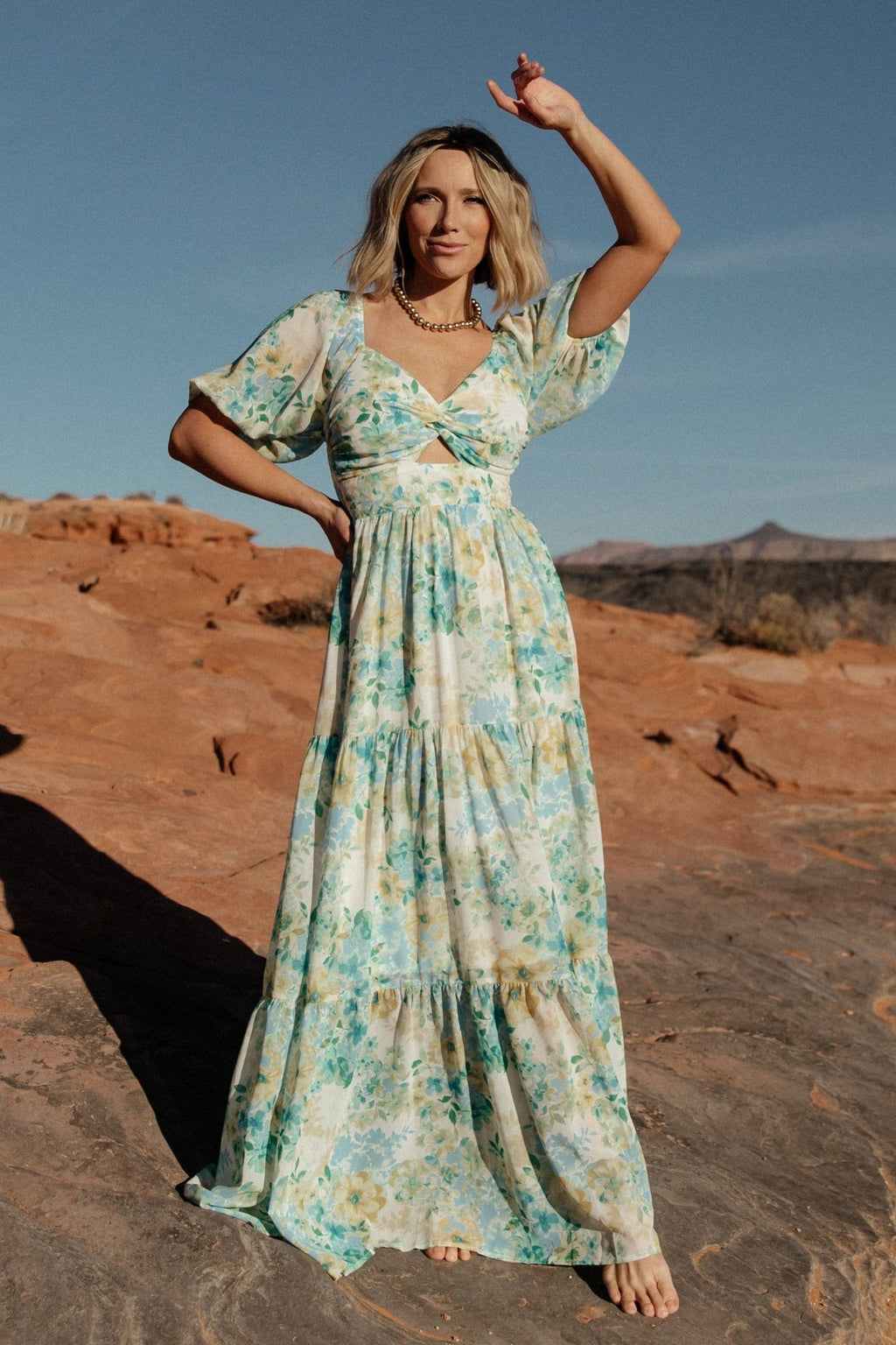 Maya Maxi Dress | Garden Multi