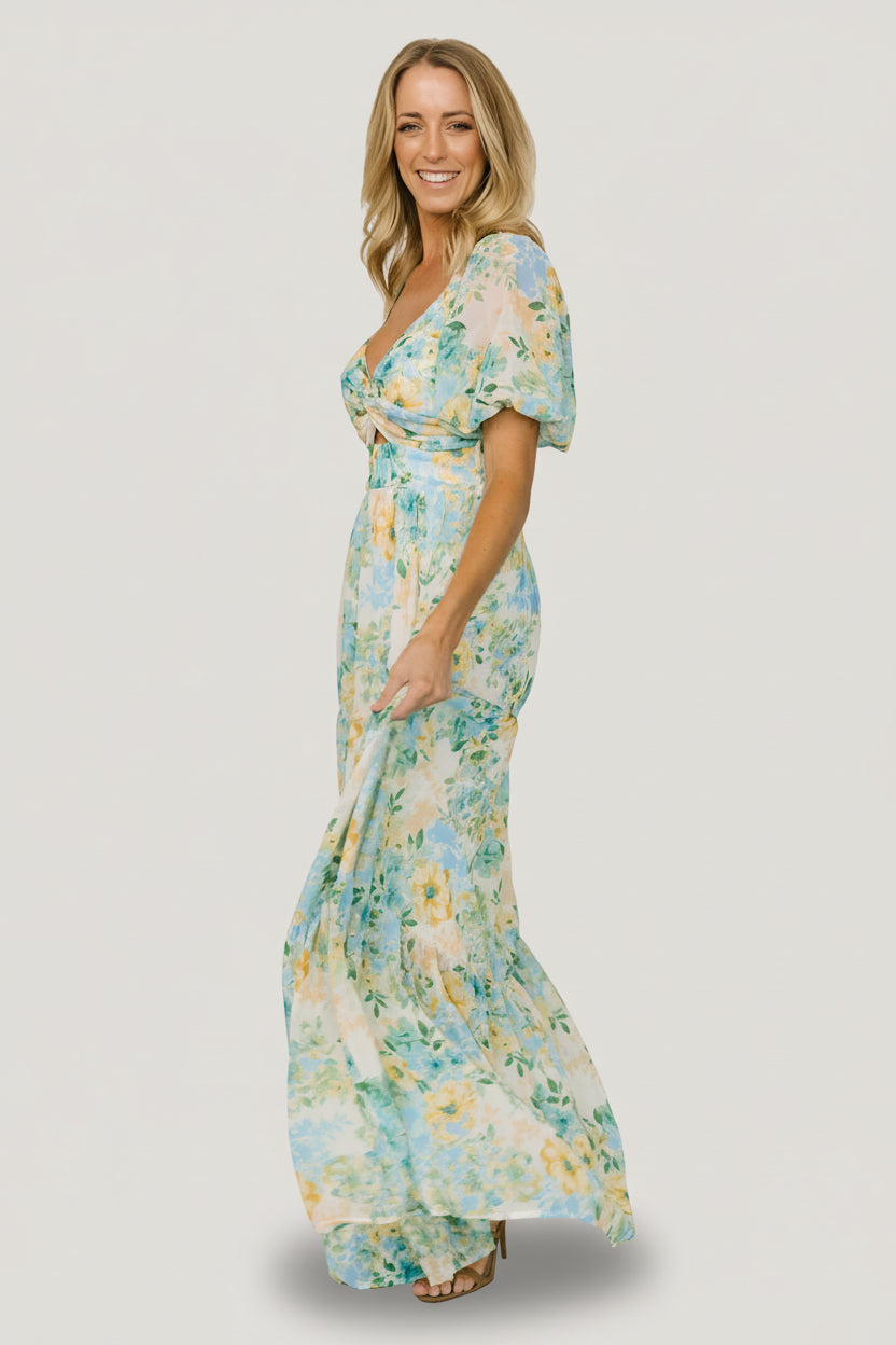 Maya Maxi Dress | Garden Multi