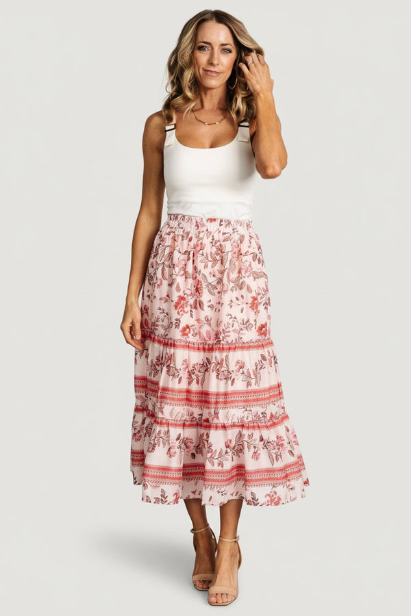 Meg Skirt | Blush Multi