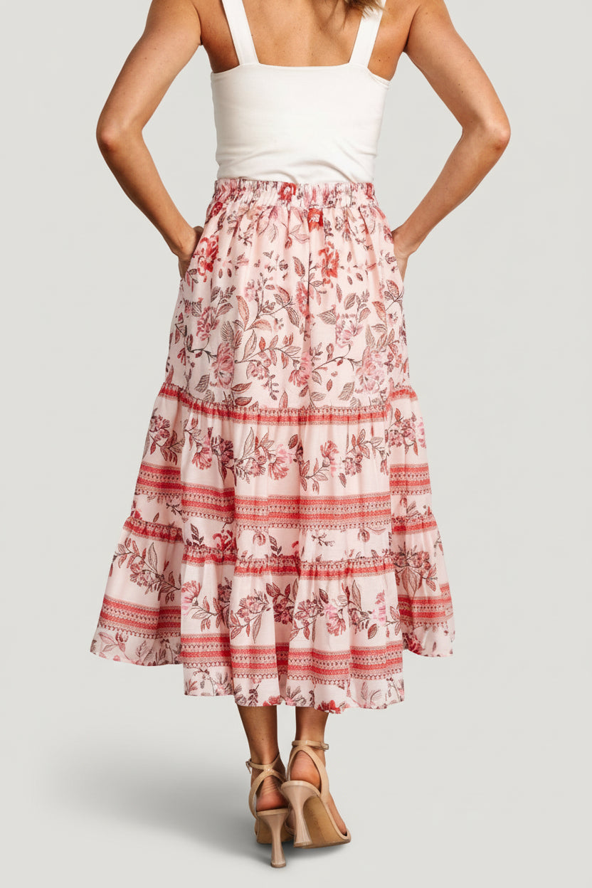 Meg Skirt | Blush Multi