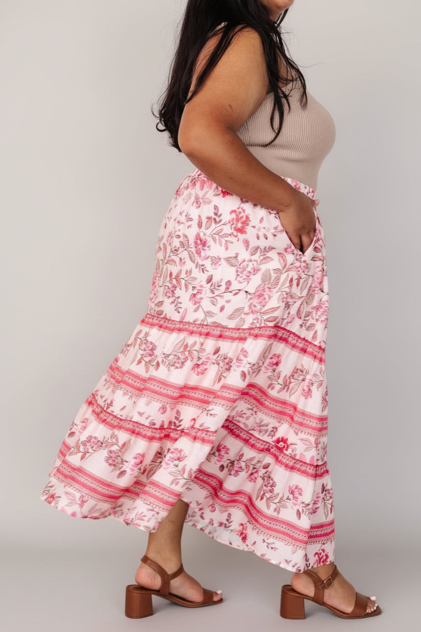 Meg Skirt | Blush Multi