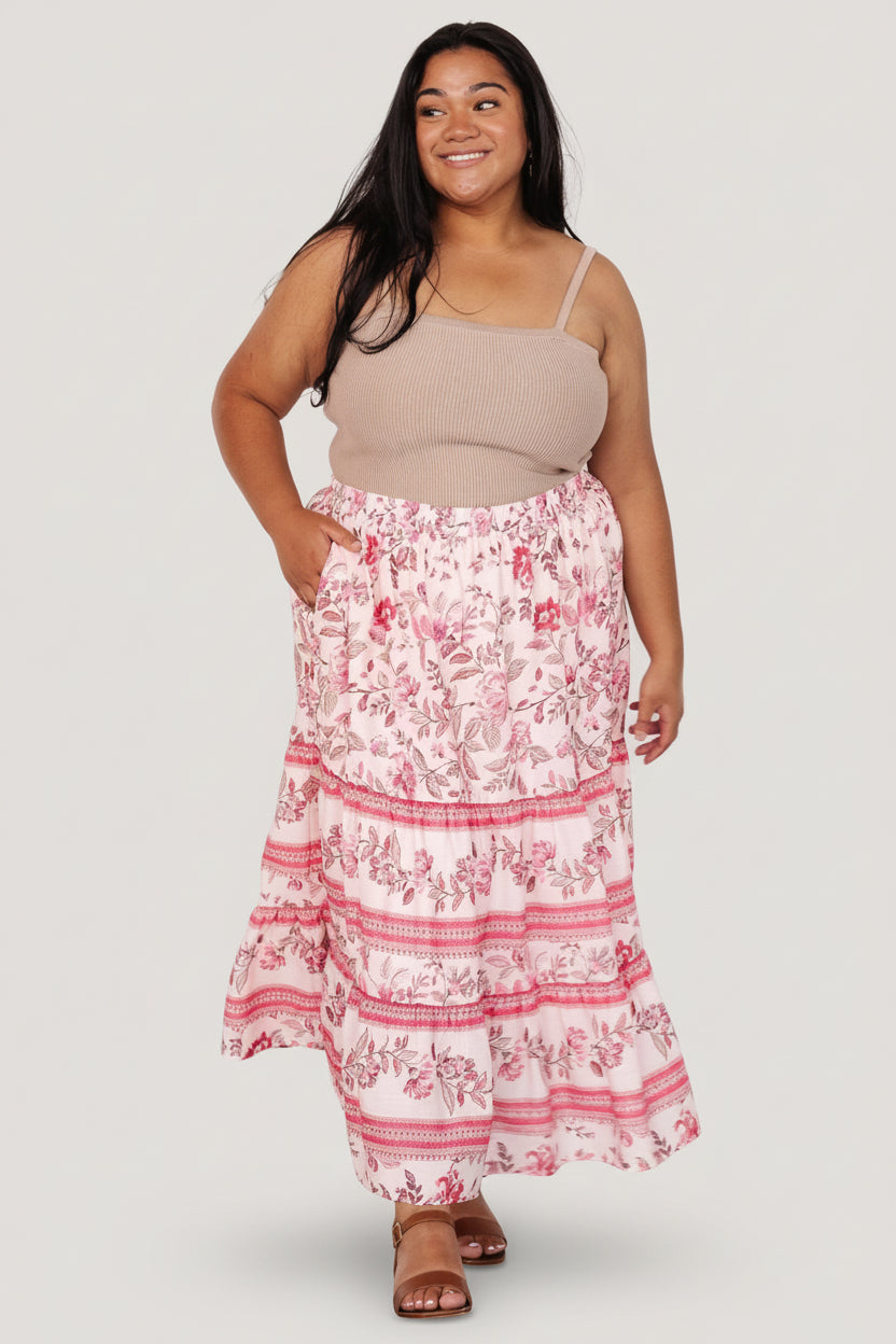 Meg Skirt | Blush Multi