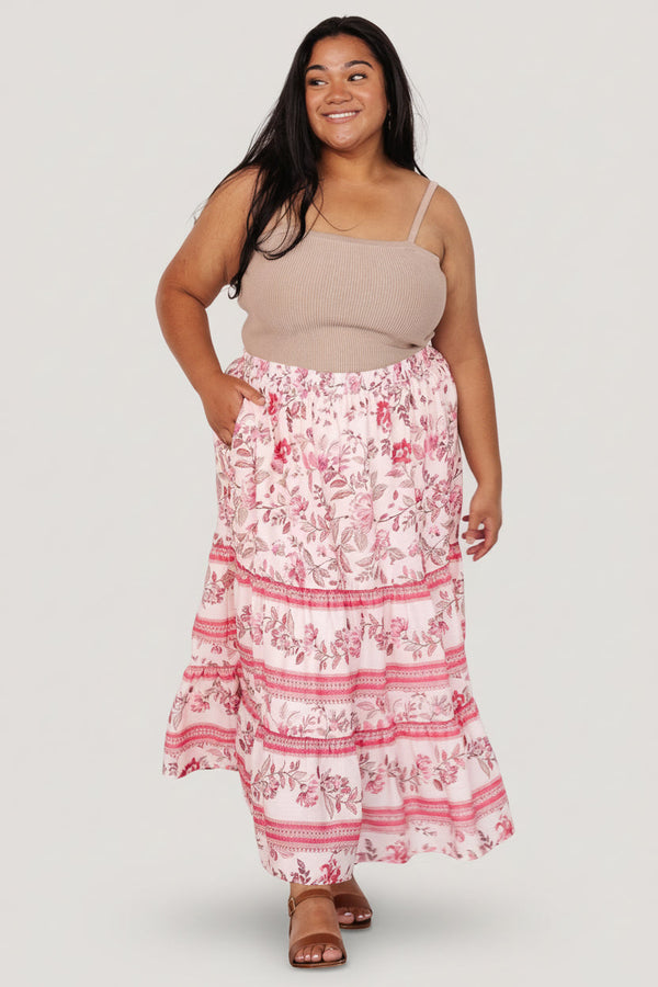 Meg Skirt | Blush Multi
