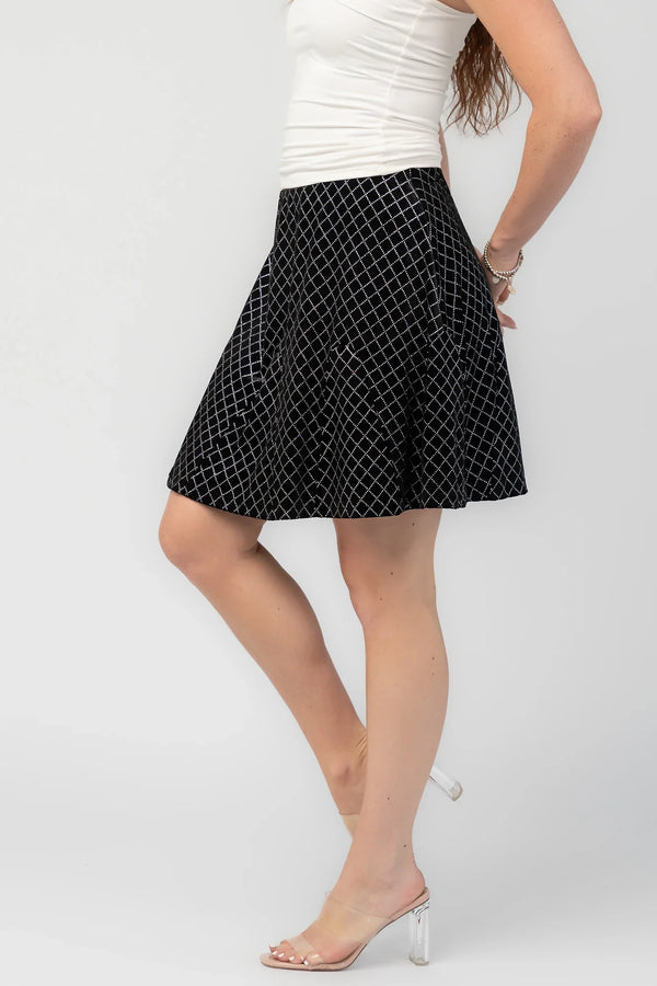 Michelle Flare Skirt | Black
