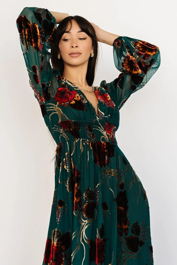 Mikla Maxi Dress | Jade Multi