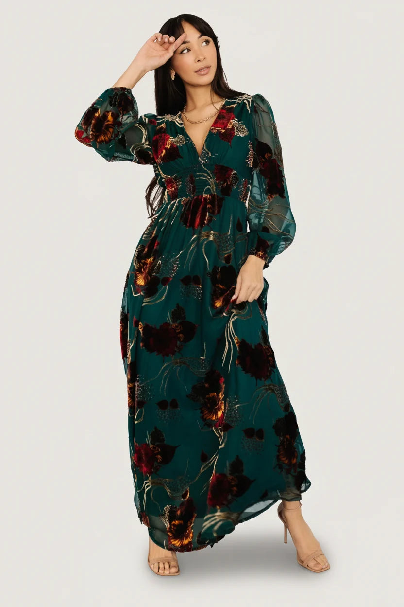 Mikla Maxi Dress | Jade Multi Main image