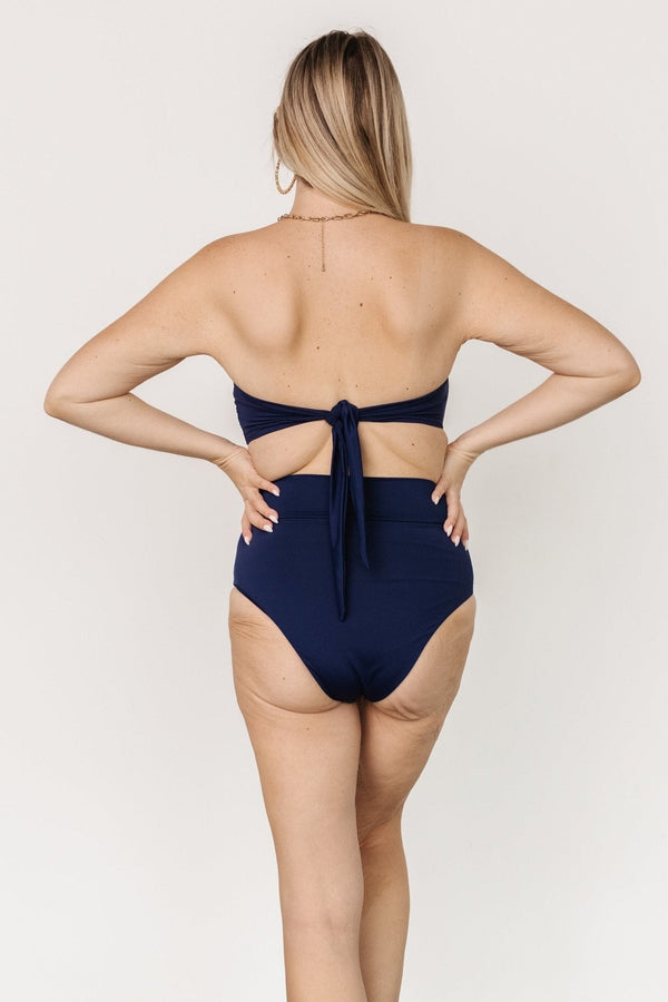 Milos Bikini Top | Navy