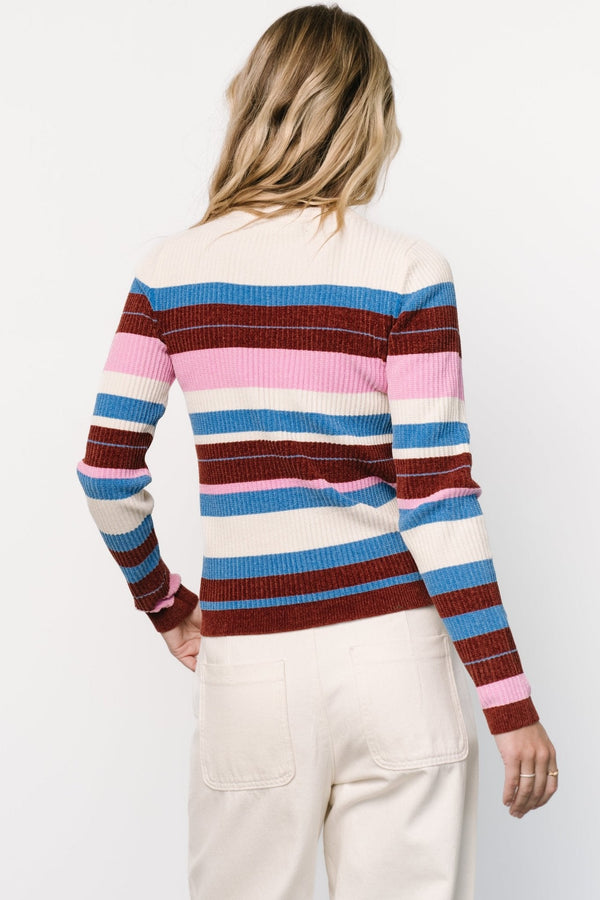 Milwaukee Striped Sweater | Orchid Multi