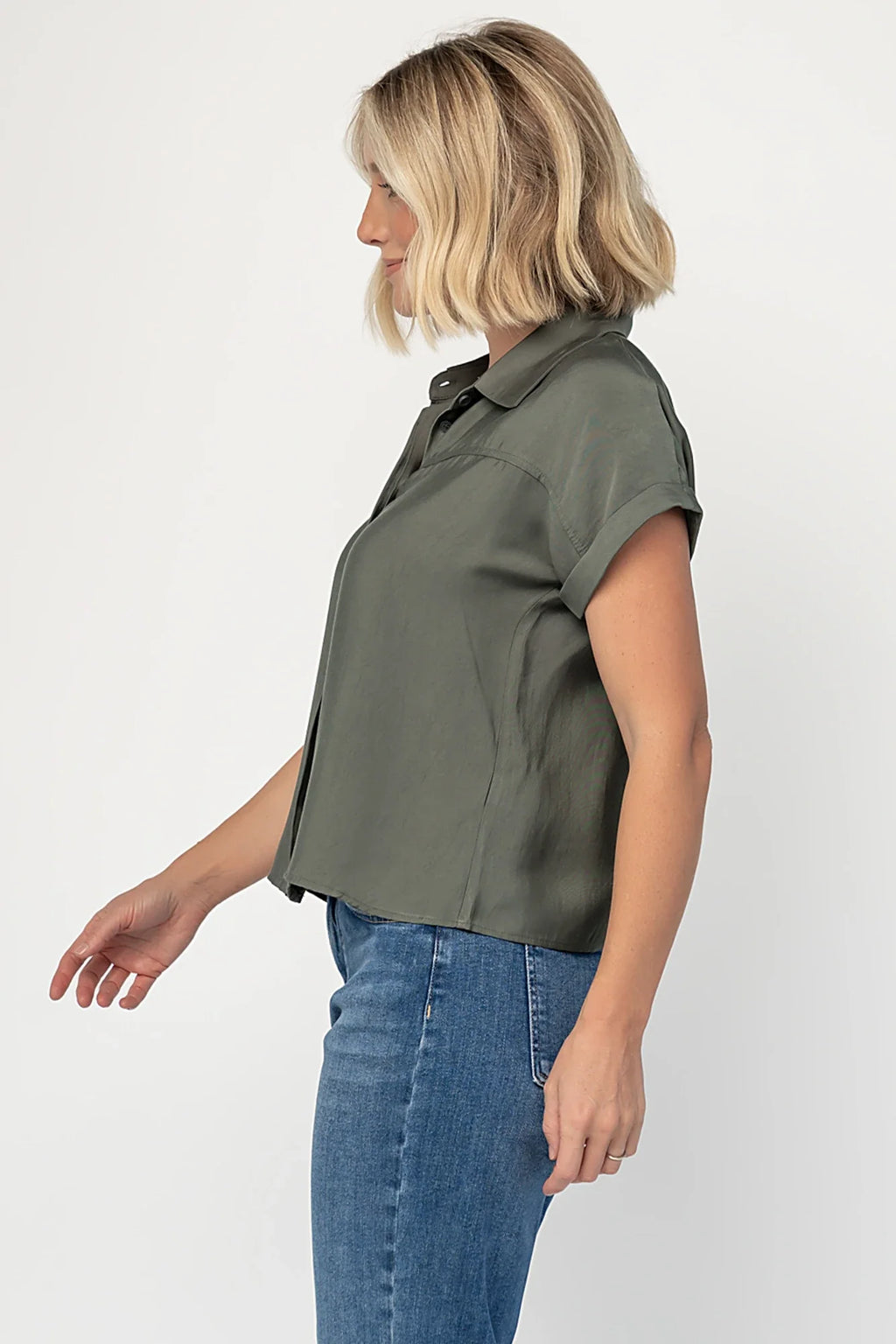 Miriam Top | Dark Sage