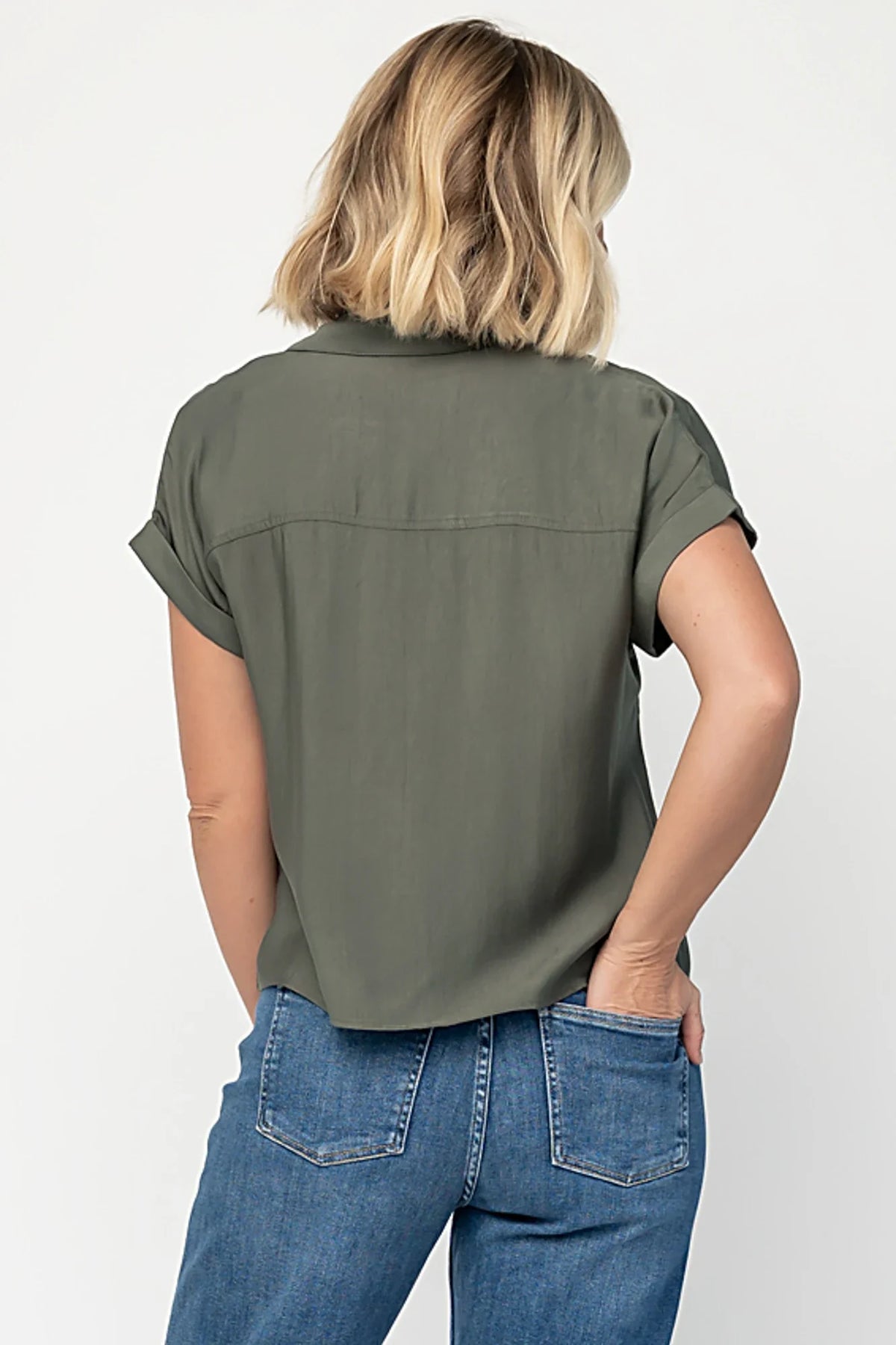 Miriam Top | Dark Sage