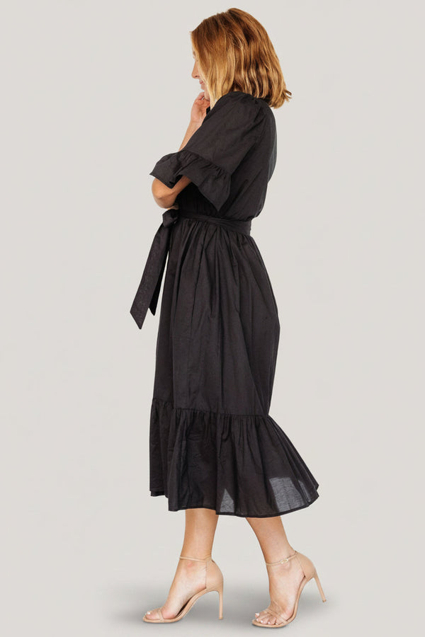 Mirielle Midi Dress | Black