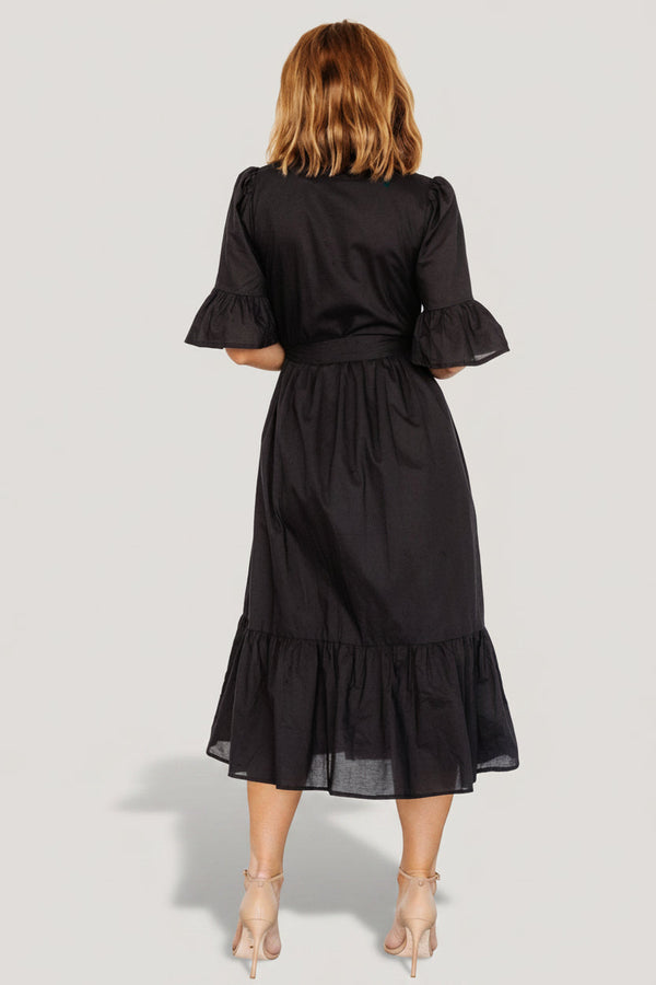 Mirielle Midi Dress | Black