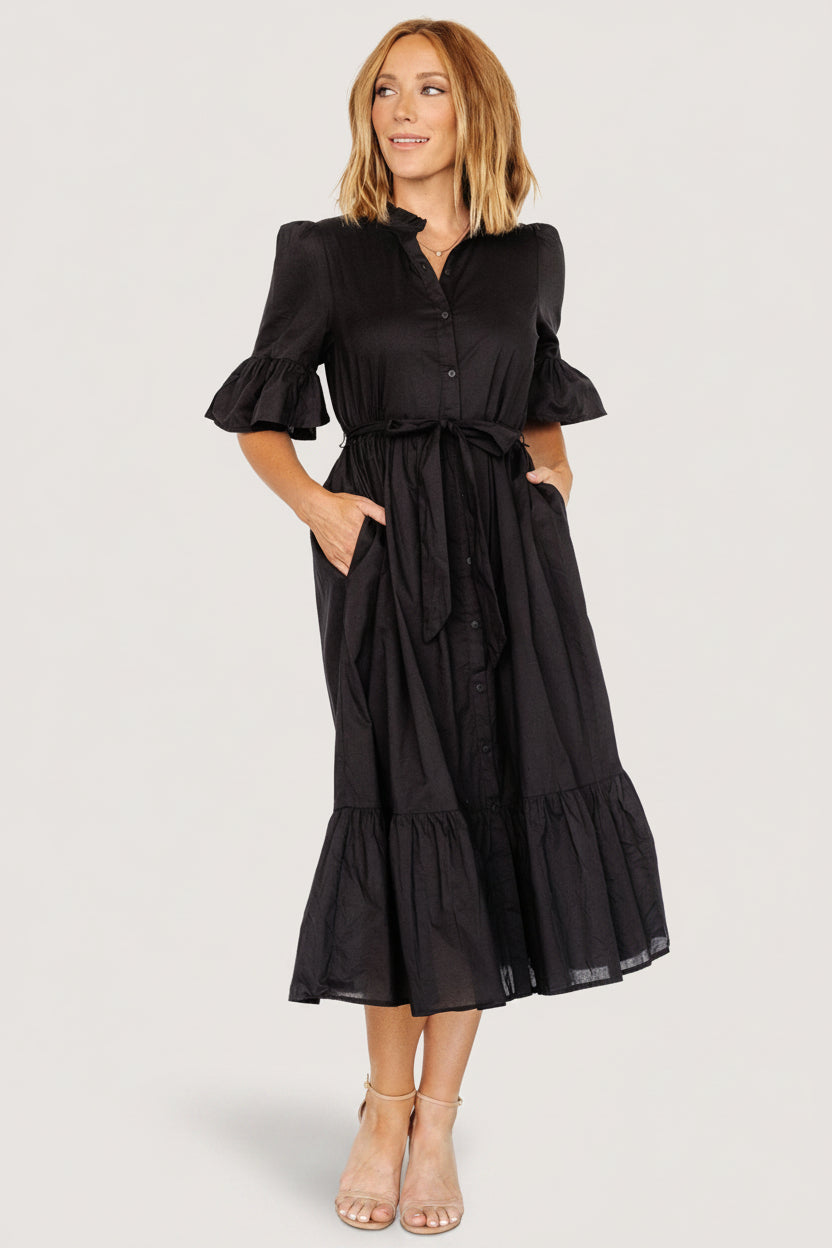 Mirielle Midi Dress | Black Main image