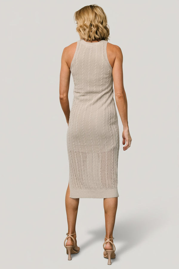 Nalani Knit Tank Dress | Stone