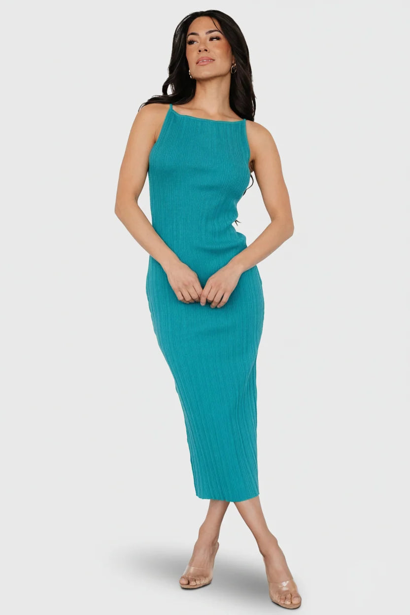 Natia Tank Dress | Teal Main image