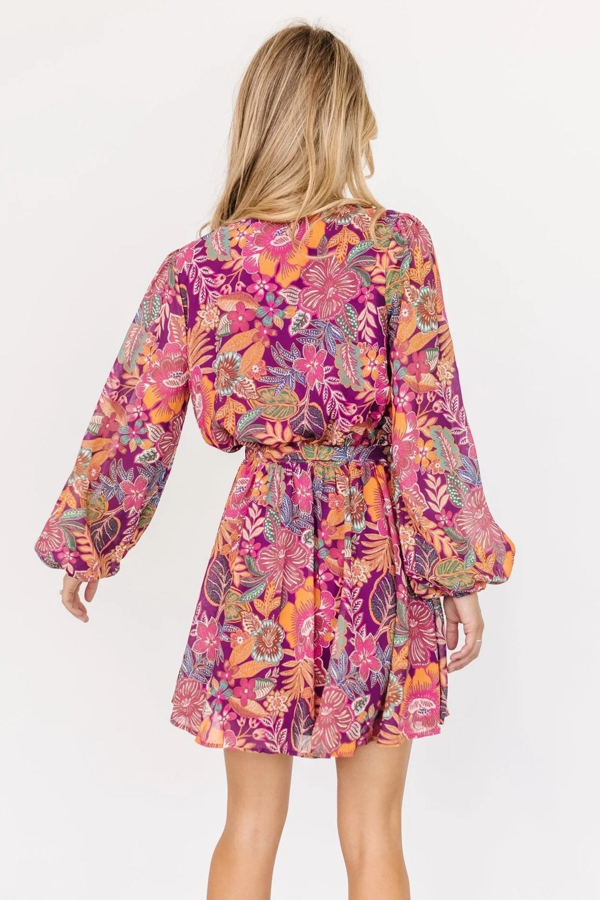 Newark Mini Dress | Purple Multi