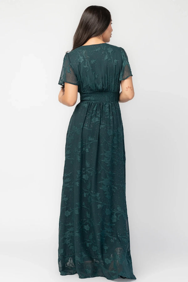 Noelle Maxi Dress | Dark Green