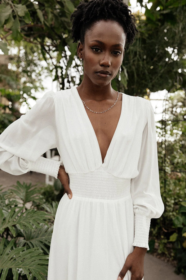 Olivia Maxi Dress | White