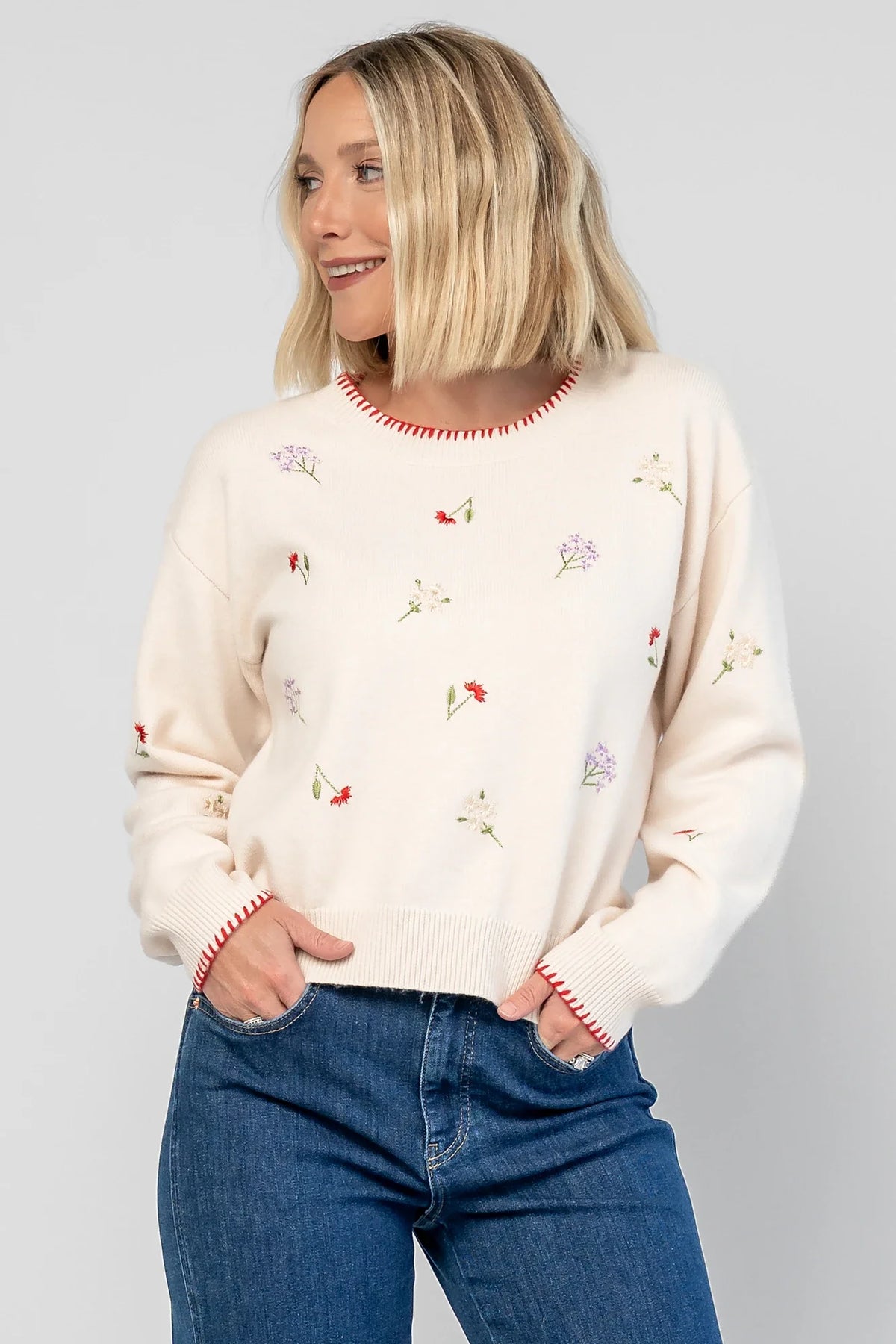 Ottilie Sweater | Cream Main image