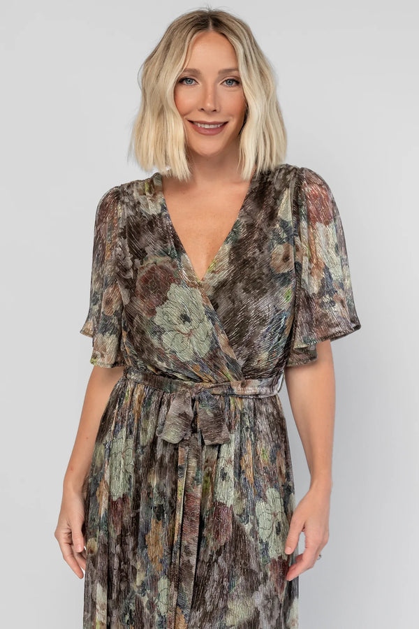 Rachel Maxi Dress | Green Multi
