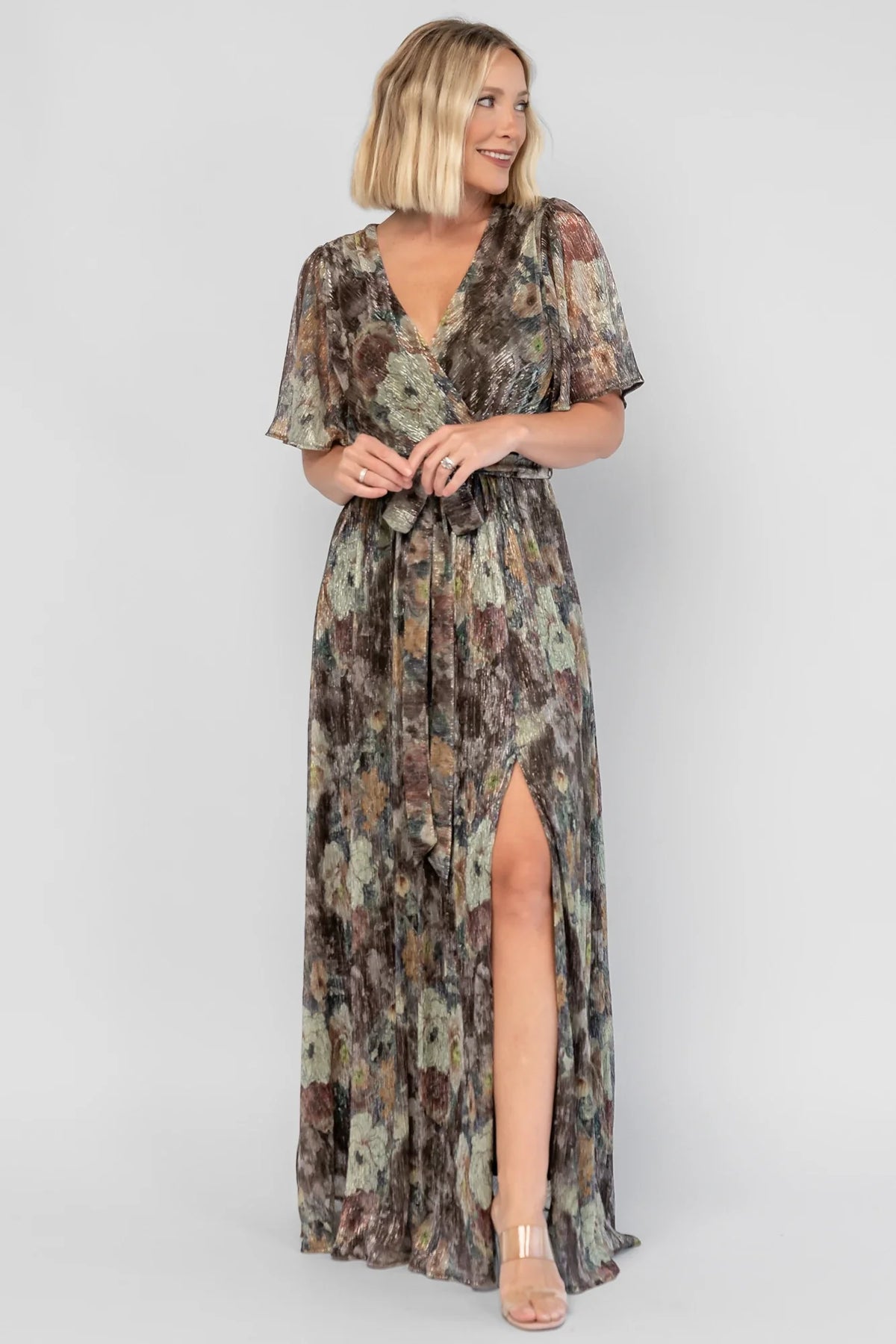 Rachel Maxi Dress | Green Multi