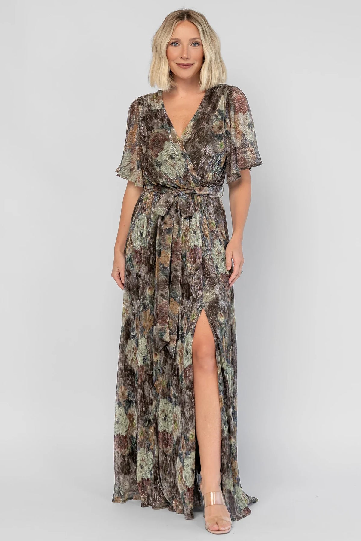 Rachel Maxi Dress | Green Multi Main image