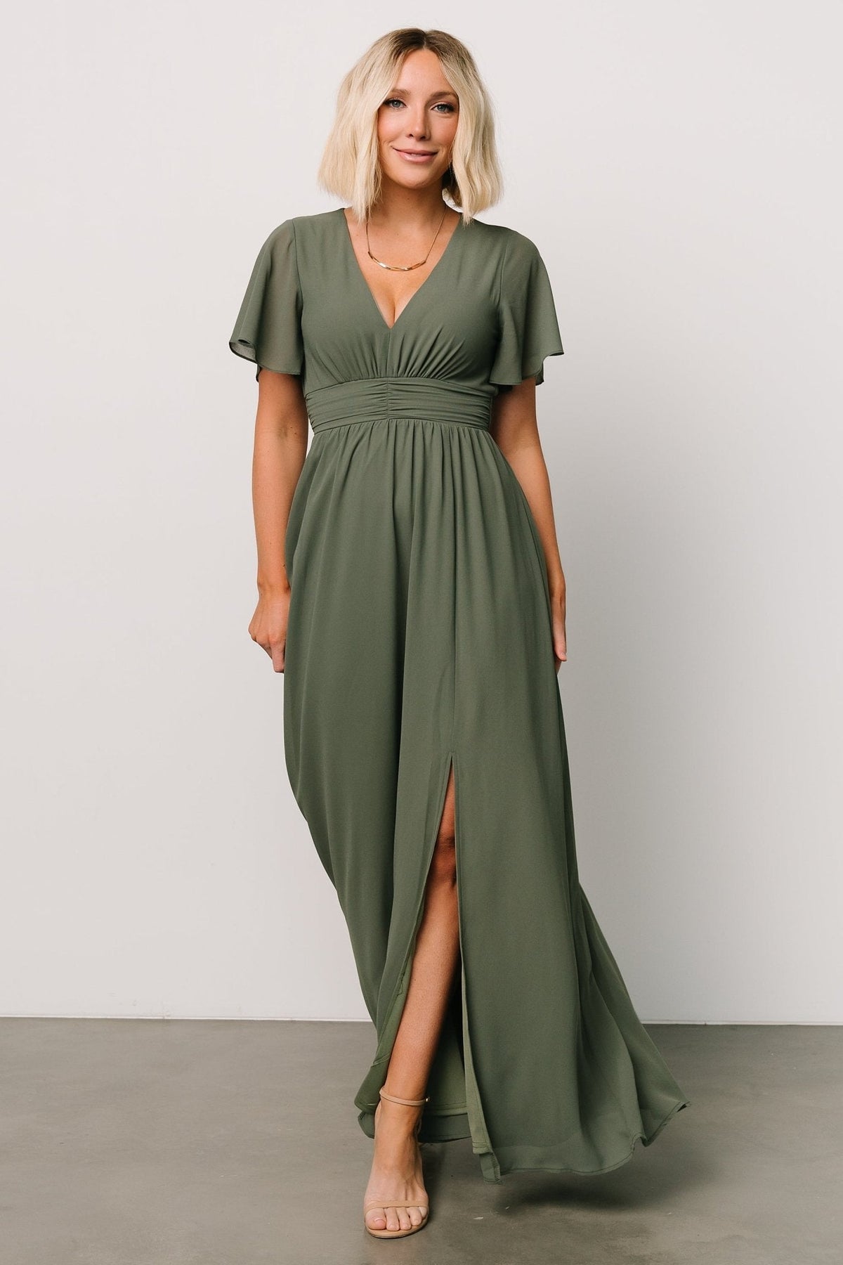 Ramona Maxi Dress | Dark Sage