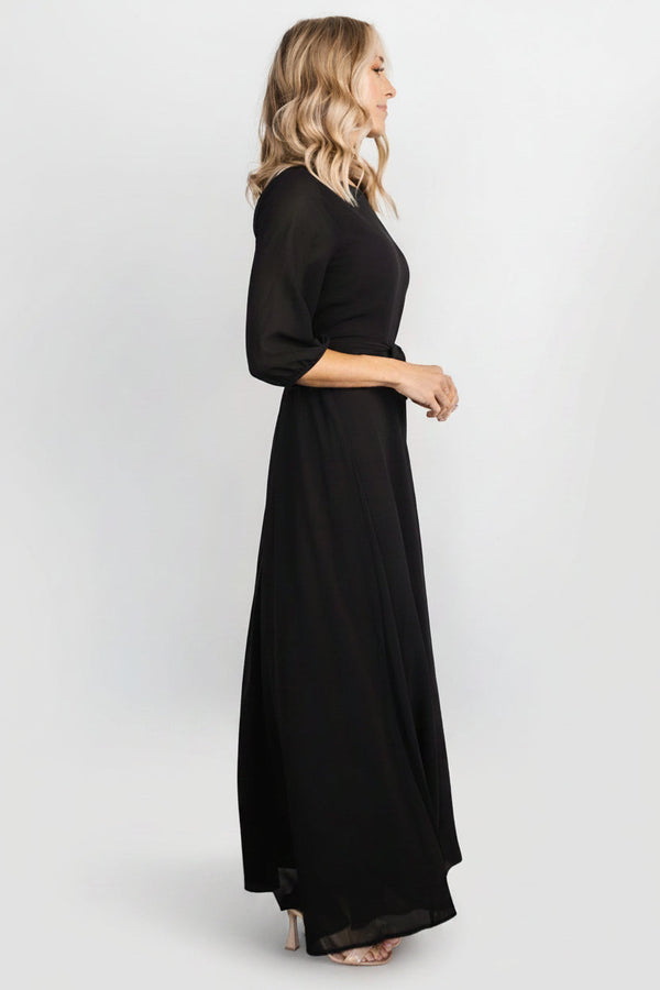 Rebecca Maxi Dress | Black