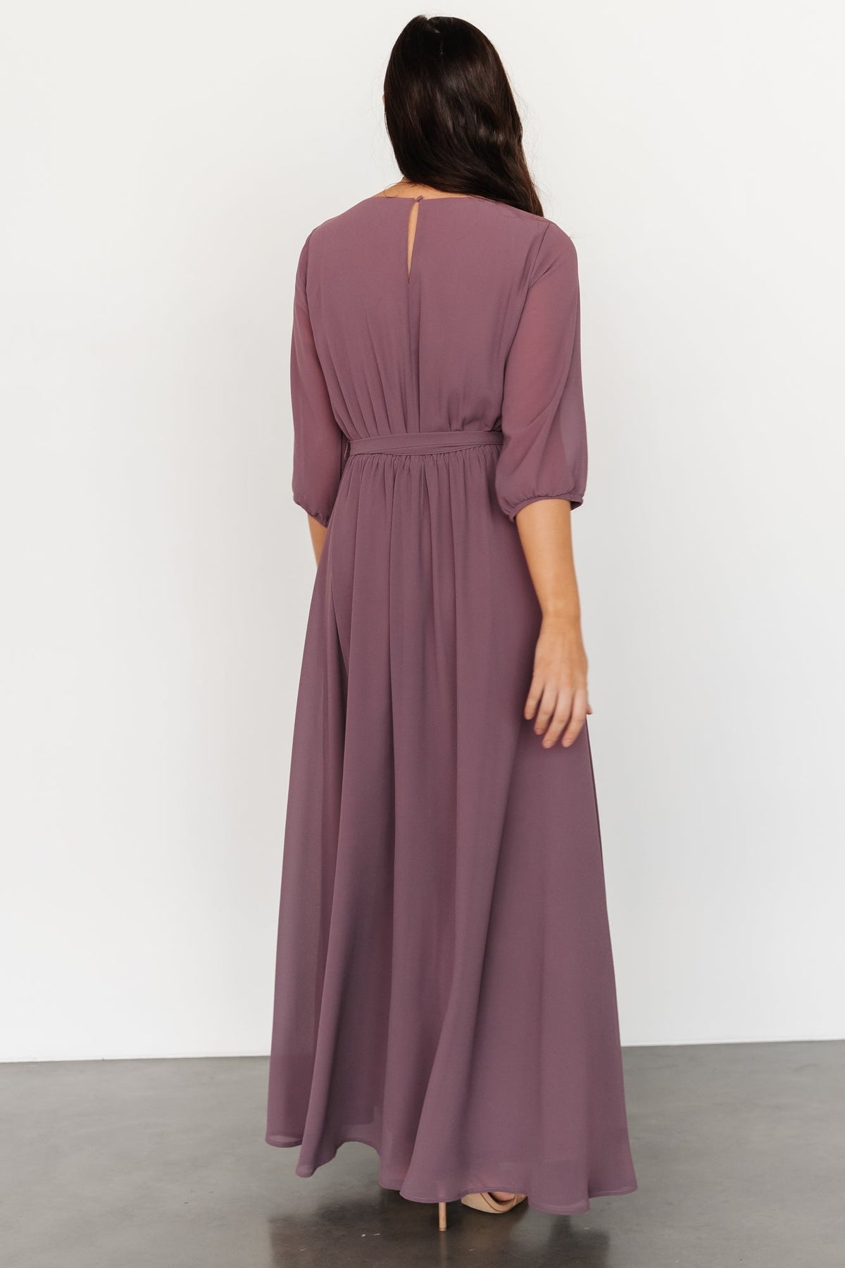 Rebecca Maxi Dress | Vintage Plum