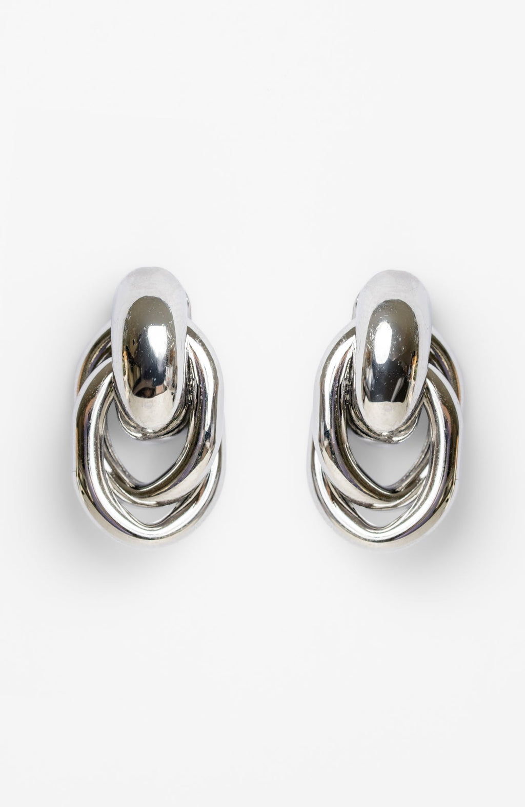 Revita Statement Earrings | Silver