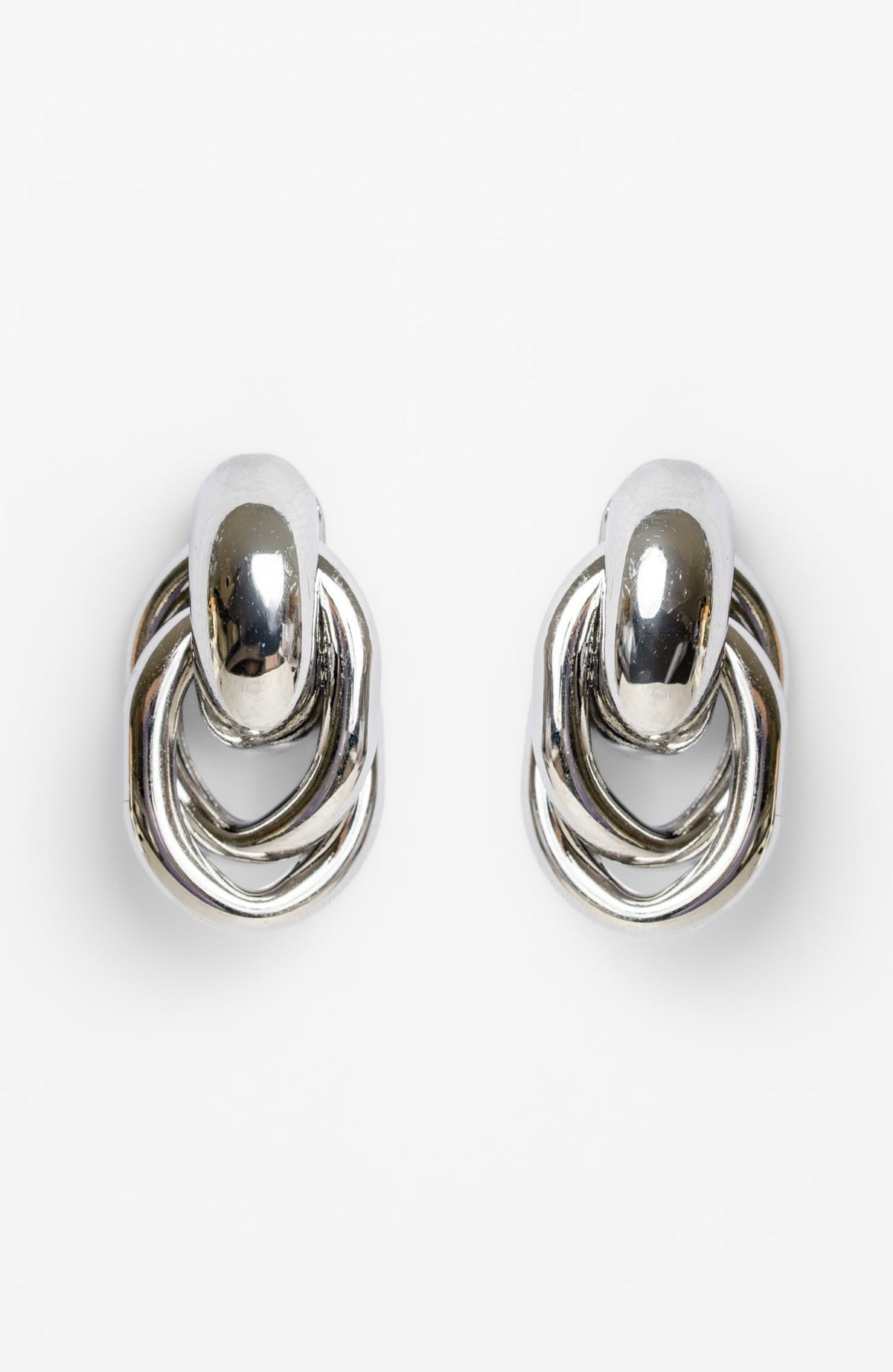 Revita Statement Earrings | Silver