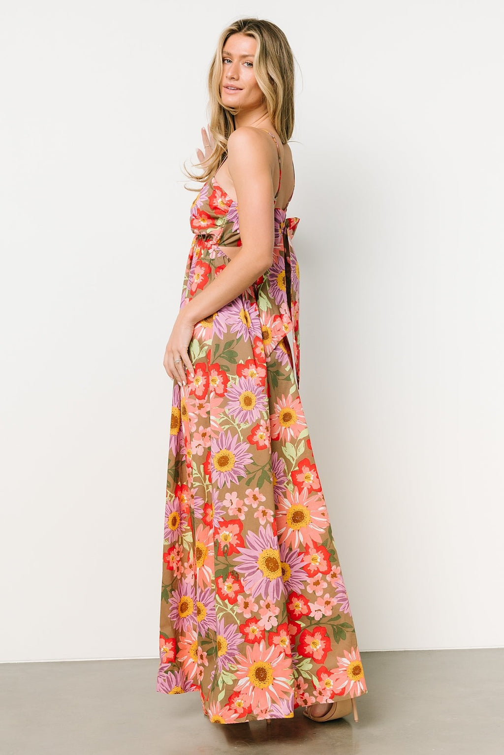 Rosalee Maxi Dress | Flower Multi