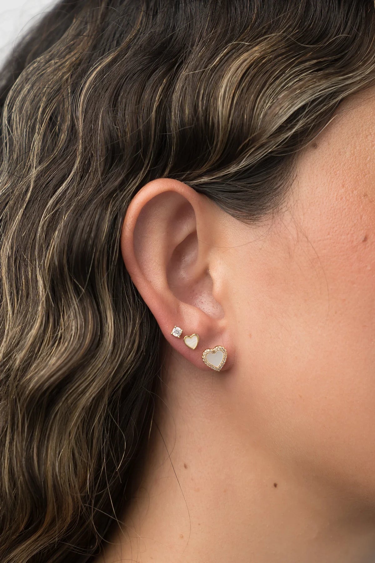Roxanne Stud Earring Set | Gold