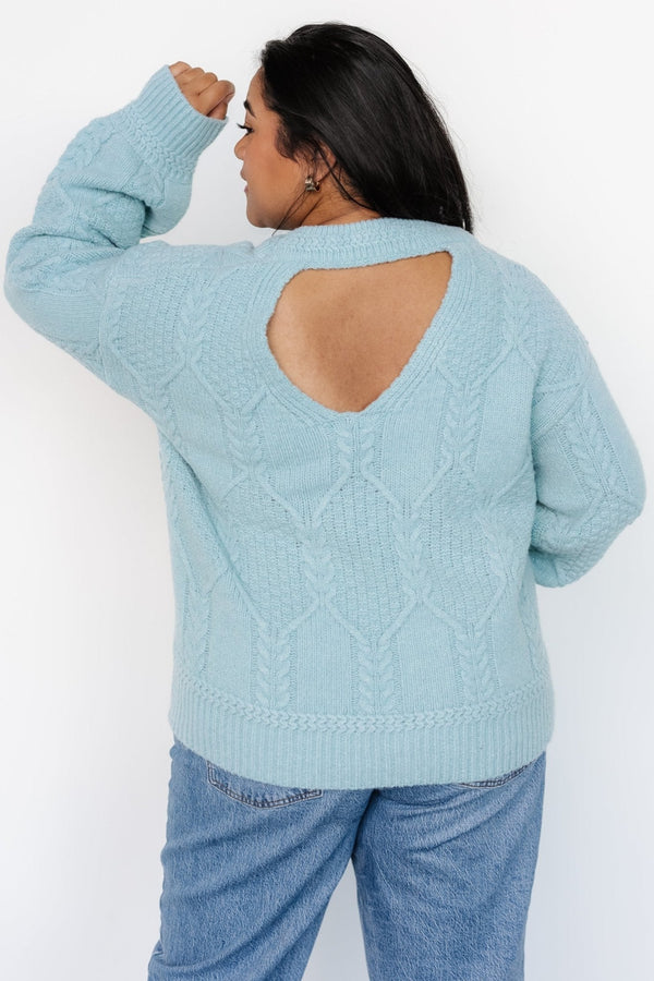 Sheffield Knit Sweater | Light Blue