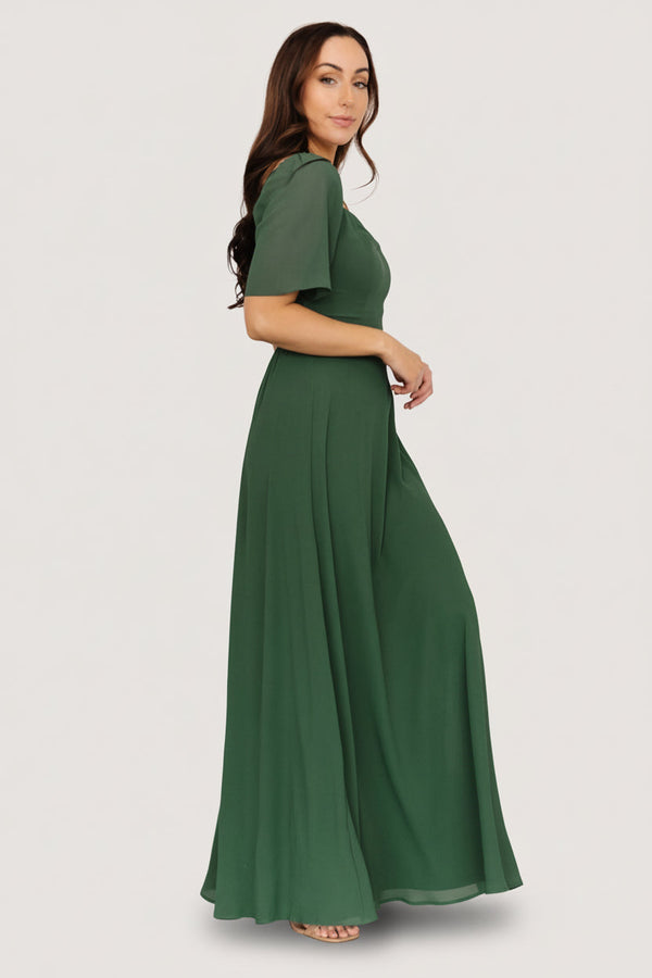 Sierra Sweetheart Maxi Dress | Evergreen