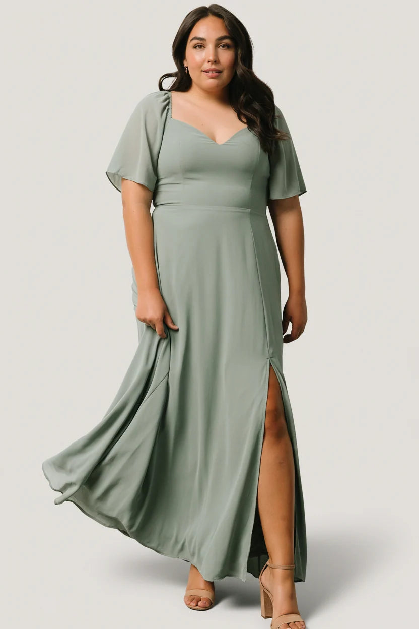 Sierra Sweetheart Maxi Dress | Eucalyptus Secondary image