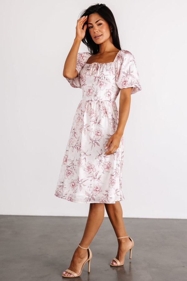 Sonnet Short Dress | Blush Floral
